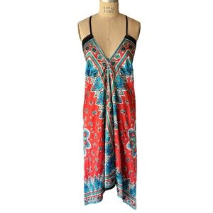 Silk Patterned Dress